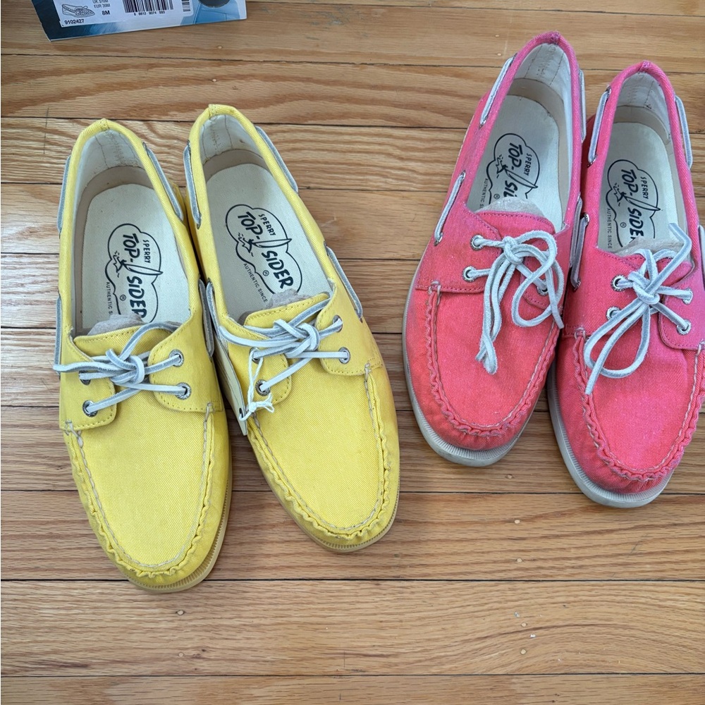 Canvas Sperry duo